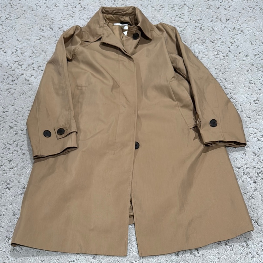 H&M Tan Trench Coat with Classic Design